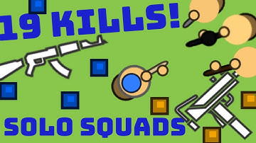 19 KILLS IN SOLO SQUADS: MAC-10 + AK-47! (Surviv.io)