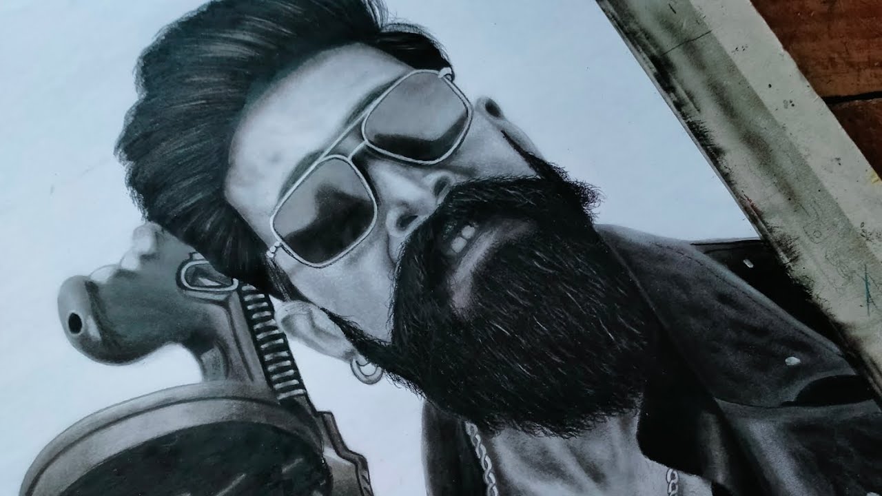 Toxic Draws TOXIC Drawing in Kannada/Toxic drawing in Charcoal pencil #viral #art # ...