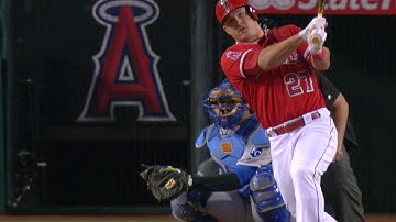 Trout hits a laser for a solo home run
