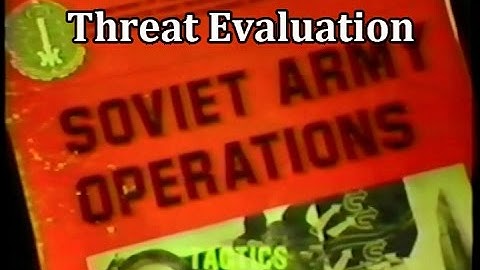 Threat Evaluation: Intelligence Preparation of the Battlefield | Vintage US Army Video