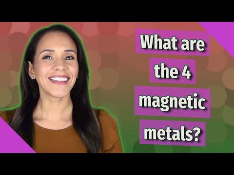 What are the 4 magnetic metals?