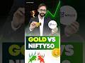 Nifty 50 ya Gold - Long Term Mein Kaun Aage? | Dheeraj Vaidya #shorts