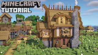 Minecraft - Medieval Tavern/Inn Tutorial (How to Build)
