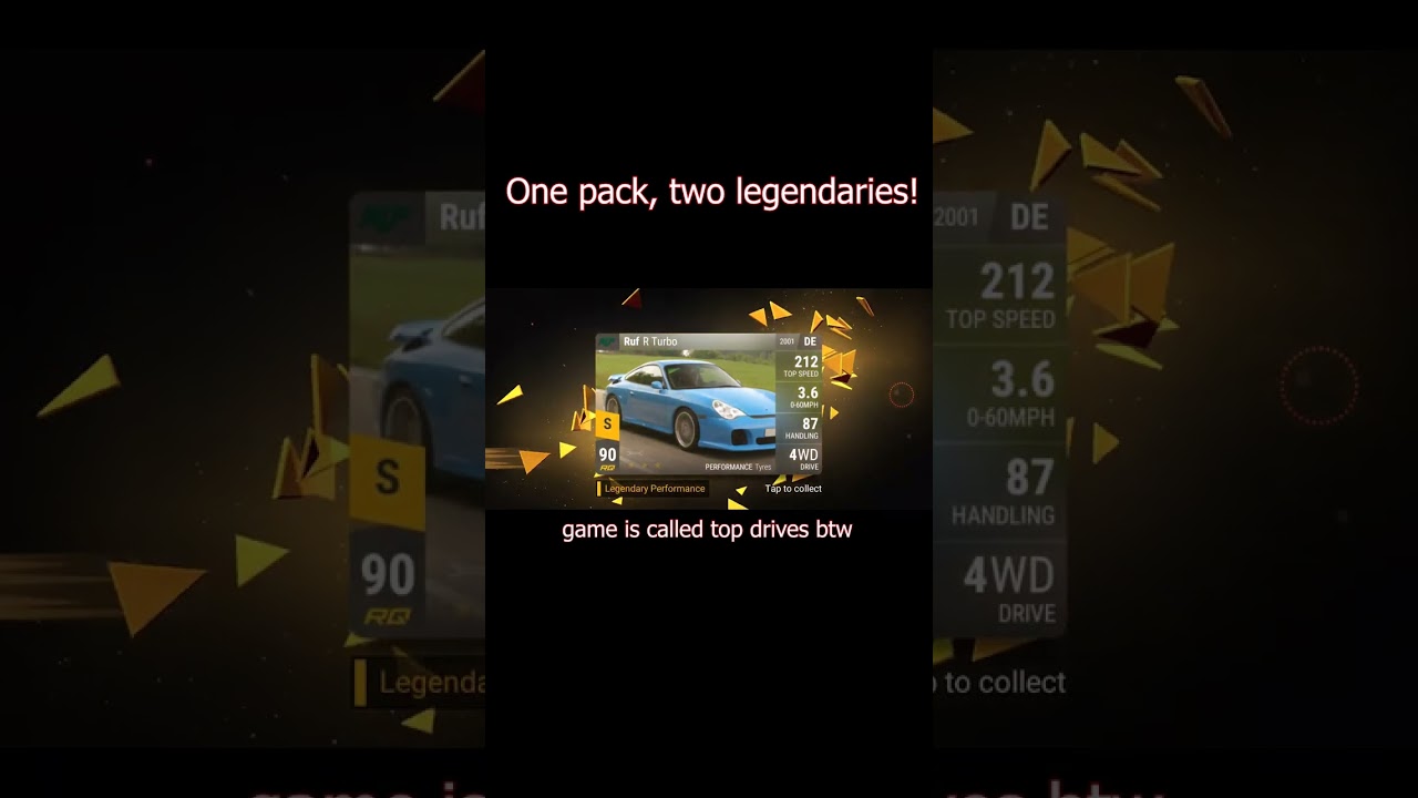 Two Legendaries, One Pack in Top Drives 