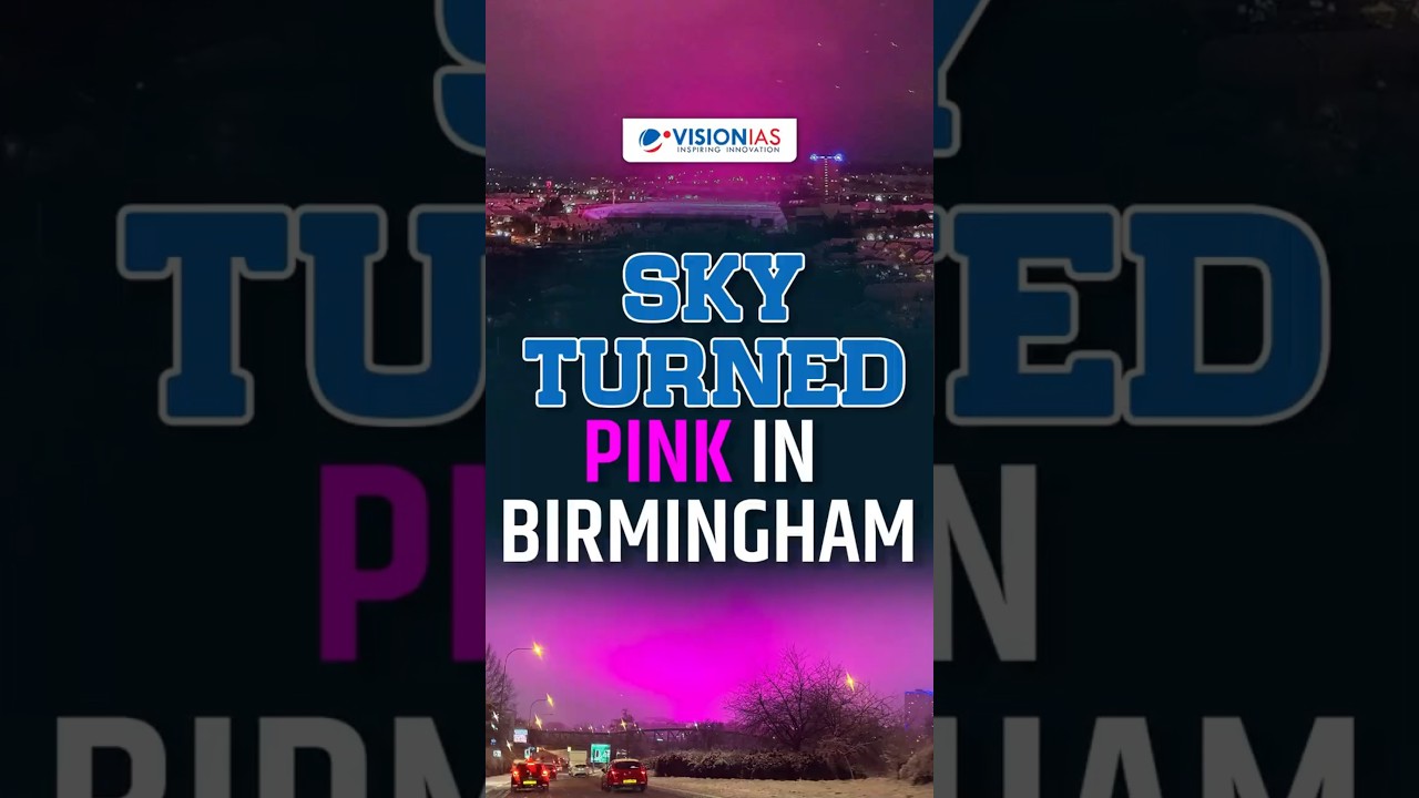 Why Birmingham’s Sky Turned Bright Pink During the Snowfall