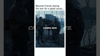 Became friends during the war for a good cause…🫡