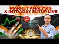 Market Analysis and Intraday Trading Setup live - 21/01/2026