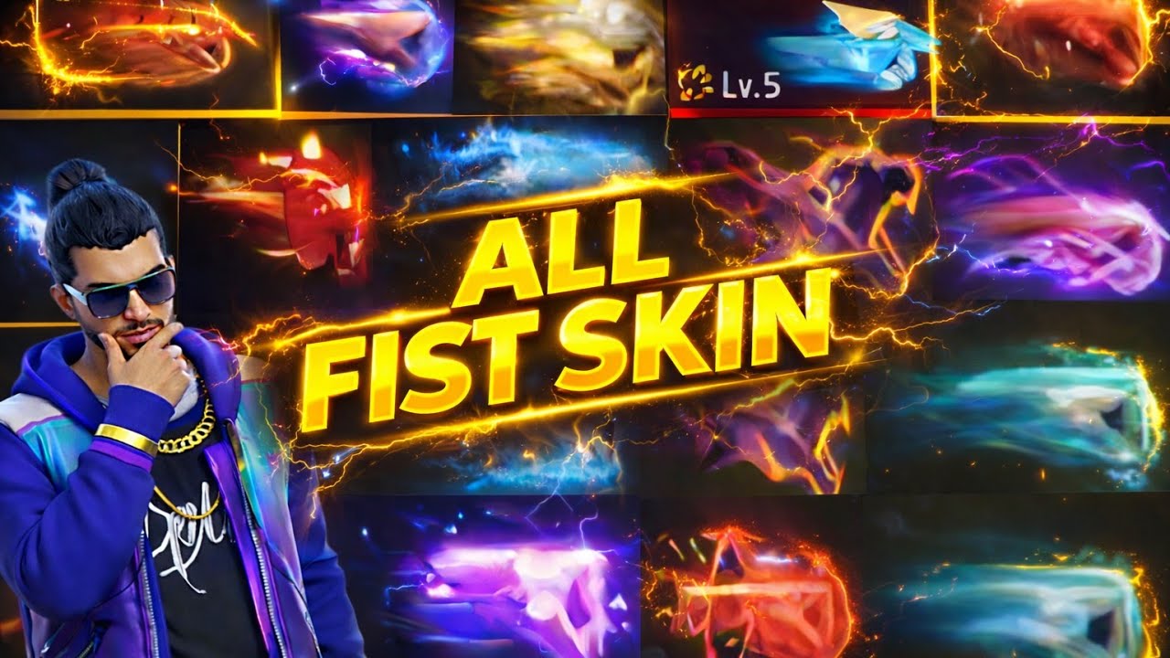Free Fire all fist skin review🤯 - YouTube