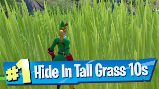 Hide In Tall Grass for 10 Seconds Location - Fortnite