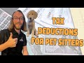 Tax Deductions for Pet Sitters and Dog Walkers