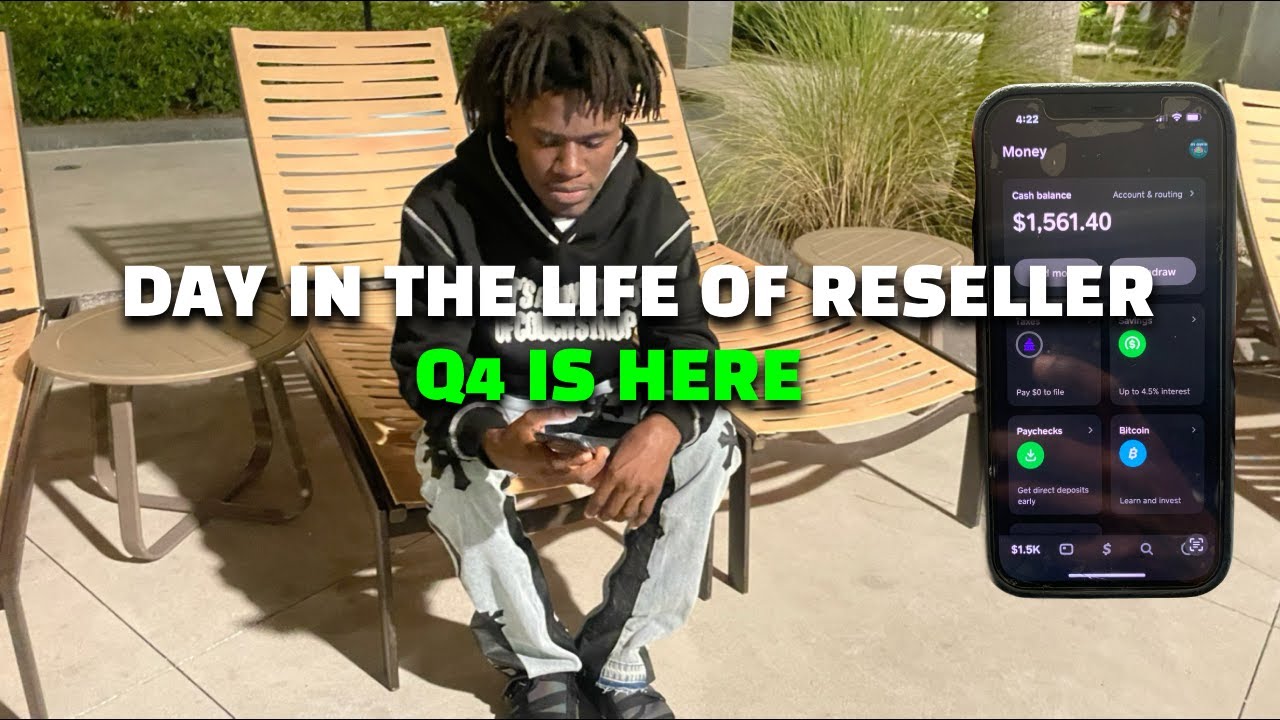 Один день из жизни перепродавца, зарабатывающего более 3000 долларов на перепродаже.