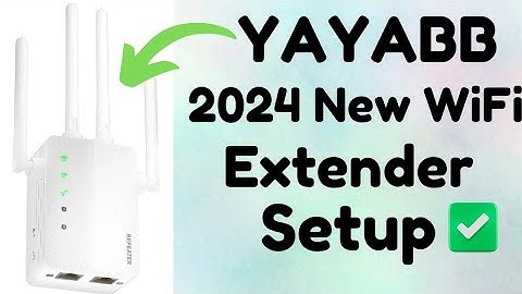 2024 New WiFi Extender Yayabb Setup | WiFi Booster 2024 Setup Guide | 192.168.188.1 |
