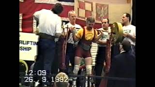 WDFPF Powerlifting World Championships 1992 Derby England Squat