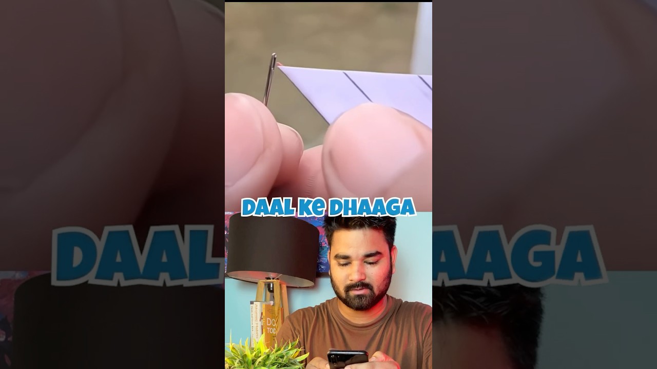 I tried Jugaad for Sui Dhaga 🪡!! #shortsfeed #shorts #shortsvideo #viralshorts  #trendingshorts