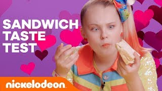 Back to School Sandwich 🥪 Taste Test w\/ JoJo Siwa, Hannah Hart \& More! | VidCon 2018