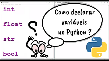 Como é realizada a declaração de variáveis em Python?