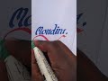 Modira name writing english handwriting calligraphy shortyoutube shorts