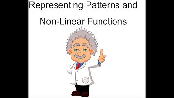 Representing Patterns and Nonlinear Functions Part 1