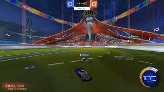 Rocket League Heat seeker shot.
