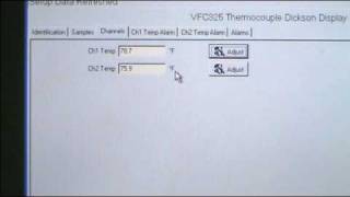Software Setup - Dickson VFC 320/325 Temperature Data Logger screenshot 5