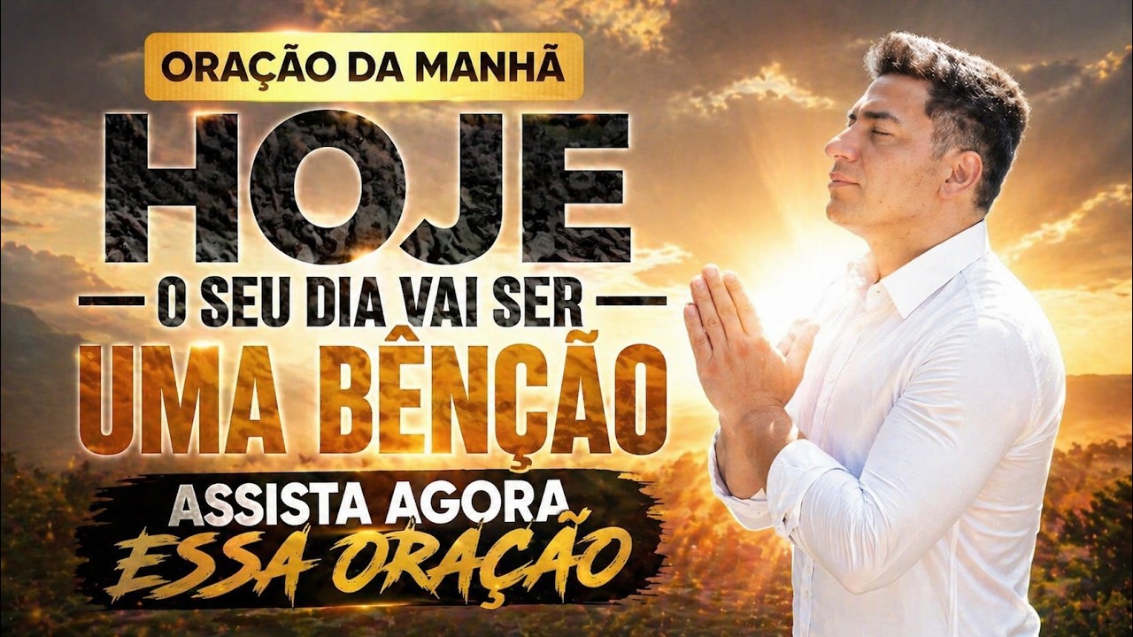 ORAÇÃO DO DIA - HOJE O SEU DIA VAI SER UMA BÊNÇÃO - YouTube