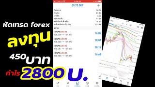 หัดเทรดฟอร์เรก forex ลงทุน 450บาท กำไร 2,800บาท | Everything รีวิว