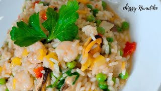 Homemade risotto# risotto recipe vegetarian#seafood risotto ricepe#shortsfired#shorts by Chizzy Nwadike 310 views 3 years ago 56 seconds