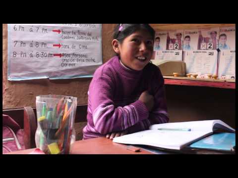 World Vision's charity work in Peru. A permaculture project