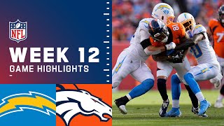 Chargers vs. Broncos Week 12 Highlights | NFL 2021