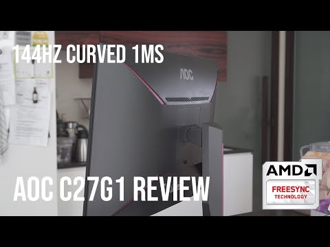 AOC C27G1 Curved gaming 144hz 1ms monitor