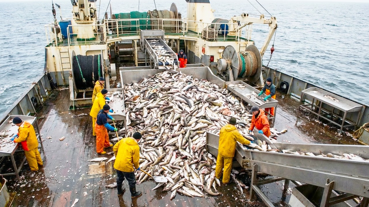 How Factory Ships Deal With TONS of Unwanted Fish Every Single Day