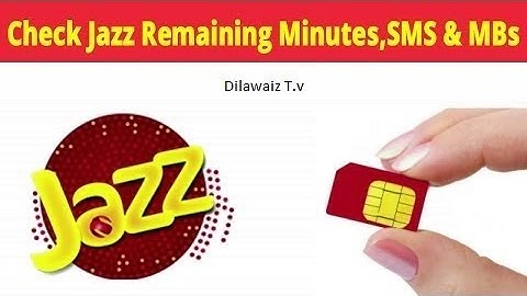 How to Check Jazz Remaining Minutes, SMS and Internet Data/Jazz Sim Ky Mb Pta Karen