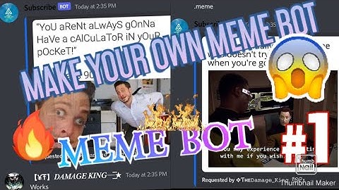 How to make meme command in bdfd/ mobile . 100% works