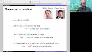 Joost-Pieter Katoen, RWTH Aachen University: "On termination of probabilistic programs"