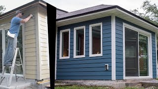 HardiePlank Siding, Installing Fiber Cement Planks on Exterior Walls Vid #10