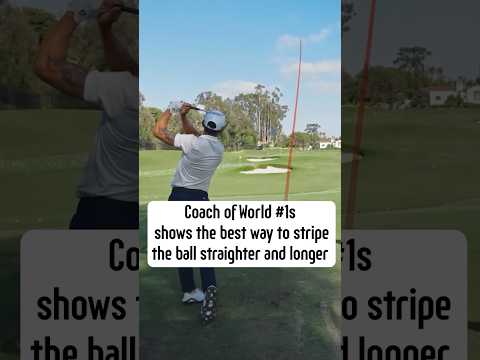 Coach of World #1s shows the best way to stripe the ball straighter and longer