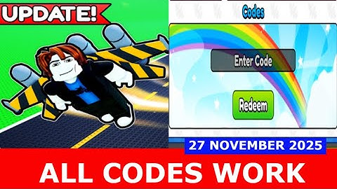 *ALLE CODES WERKEN* [🌋UPD] Vlieg met een jetpack 🚀ROBLOX | 27 NOVEMBER 2025