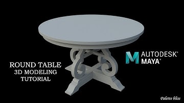 Round Table 3D Modeling Tutorial | Maya