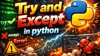 Famous Master Try & Except in Python (Stop Crashing Your Code!) || Python Error Handling Made Easy Profile