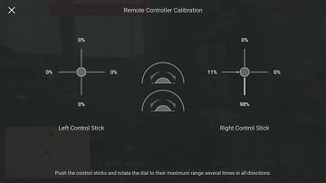 Calibrate the Flight Sticks for a DJI RC-2 controller