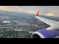 Southwest Boeing 737-700 Landing Orlando Intl. (KMCO)