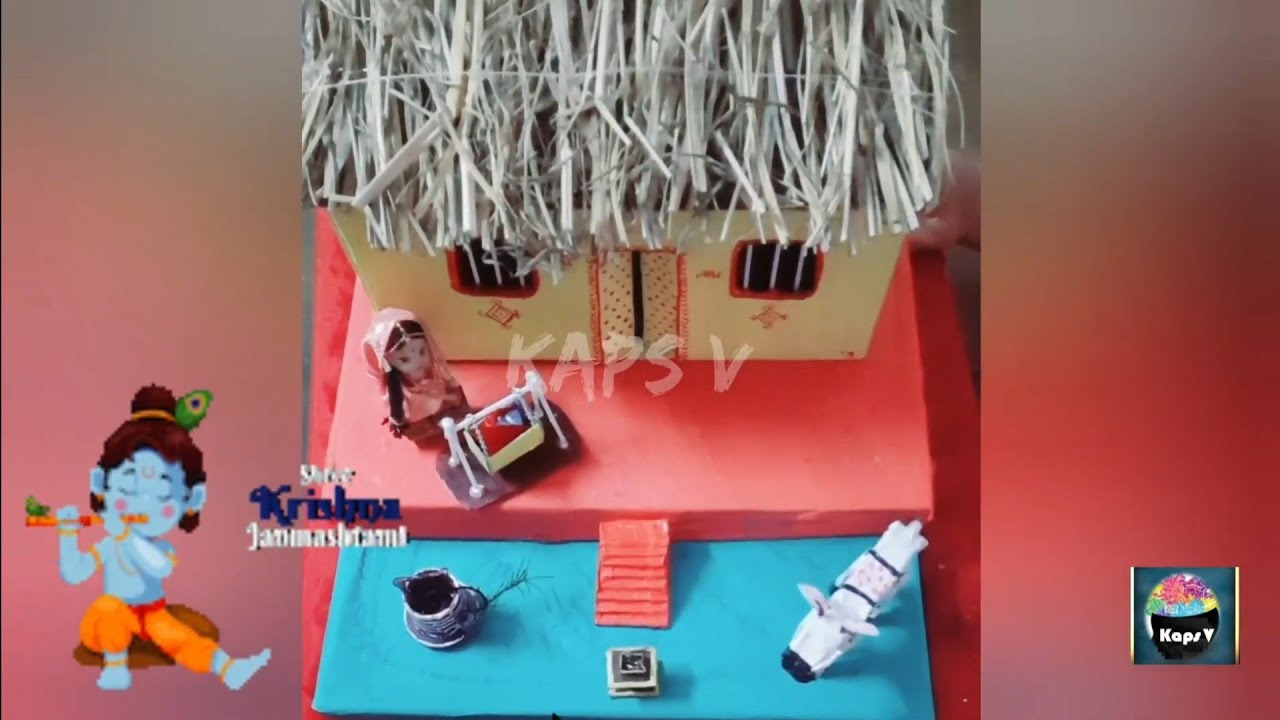 How To Make Nand Bhawan For Janmashtami Jhanki DIY Janmashtami 
