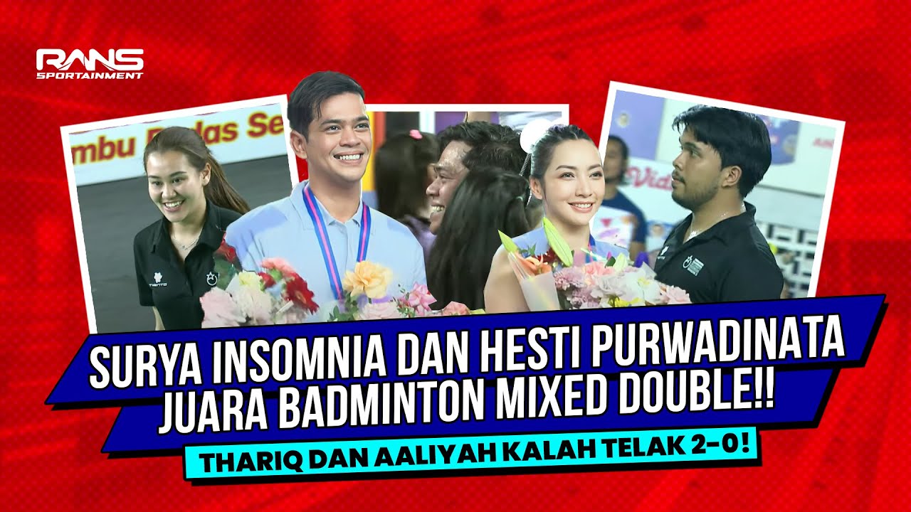 СУРЬЯ ИНСОМНИЯ И ХЕСТИ ПУРВАДИНАТА — ОЧЕНЬ КОМПАКТНЫЕ ЧЕМПИОНЫ ПО БАДМИНТОНУ В СМЕШАННОМ ПАРЕ!!