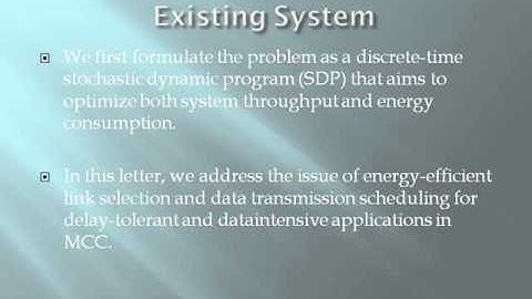 Energy Efficient Link Selection and Transmission Scheduling in Mobile Cloud Computing