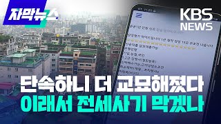 [자막뉴스] 전세사기 징계에도 여전한 '시세 부풀리기' / KBS 2023.03.25.