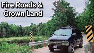 Searching for FREE Camping In Cottage Country  Northern Ontario Canada Vanlife  Part 1