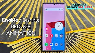 How To Enabledisable Reduce Animation Samsung Galaxy S26 Ultra