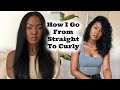 How I Go From Straight To Curly | Heat Damage? Tips & Tricks #WithMe