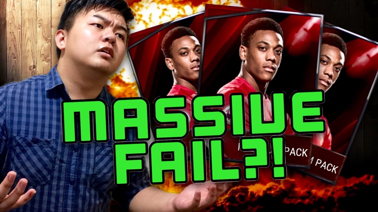 MASSIVE FAIL PACK OPENING!! 200K+ LOST IN A SESSION??!! FIFA MOBILE IOS ...