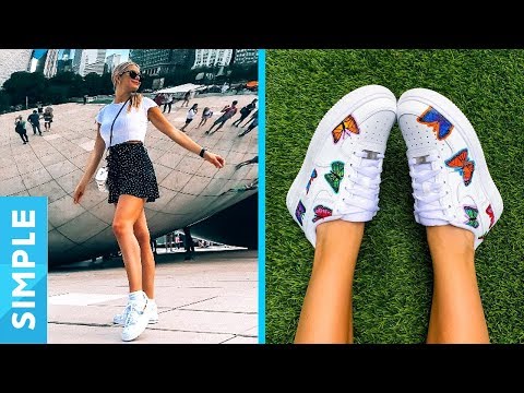 Chica diseña los tenis más creativos
